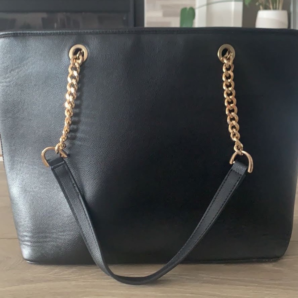 Black handbag